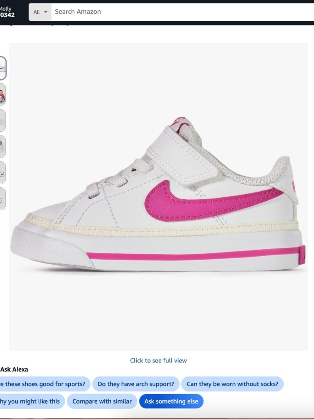 Nike Unisex Kids' Court Legacy Shoes -  Toddlers & Baby Sneakers, Size 4C